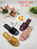 Elegant H-Cut Women's Slide Sandals – Style YS5117