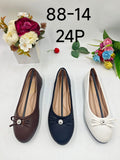 Flats with Gold-Tone Buckle