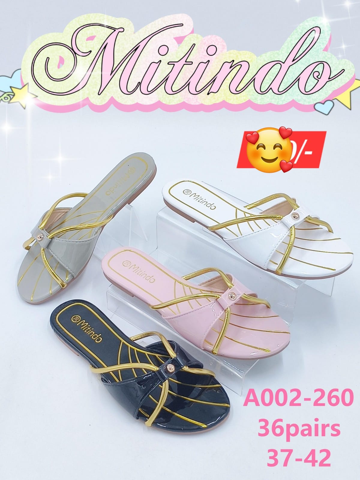 Mitindo Criss-Cross Woven Strap Slides – Elegant Summer Sandals (A007-205)